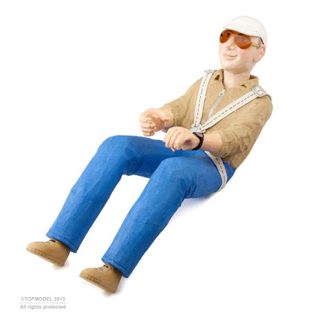 PETER PILOTO DE PLANEADOR 1:3.5 MARRON