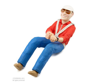 PETER PILOT GLIDER 1:3.5 RED
