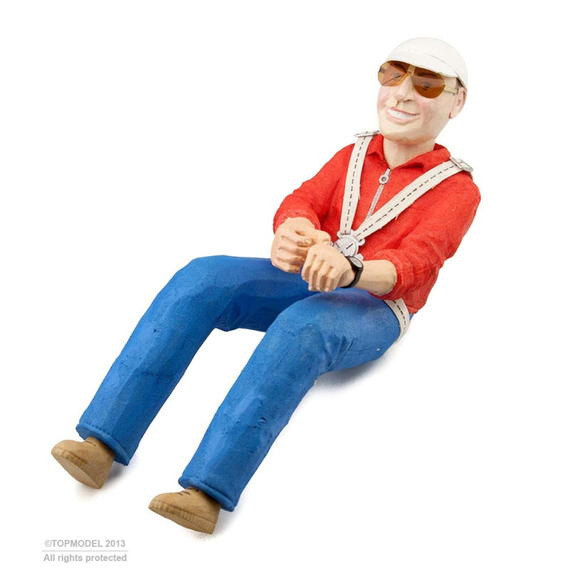 PETER PILOTE PLANEUR 1:3,5 ROUGE