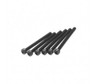 AXIAL AX31493 Cap Head M2.6x25mm Black (6) - FLASH RC