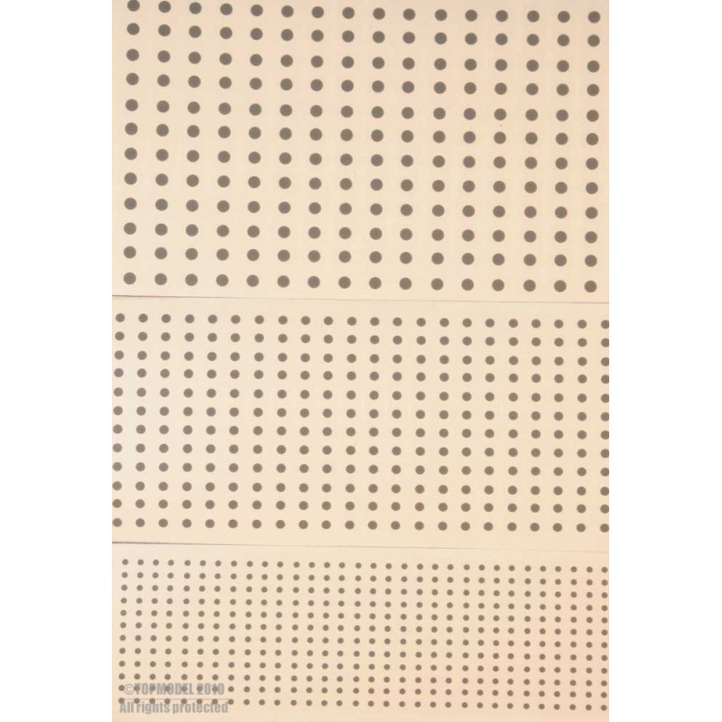 SELBSTKLEBENDE NIETE Ø3mm GRAU 876St.