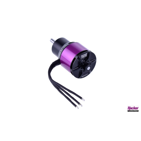 Moteur brushless Hacker A40-10S V4G 8-Pole 1600kv + réducté 6,7:1