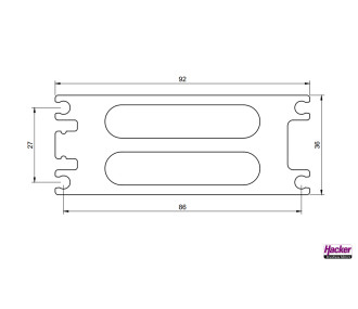PCB "Compact"-Batteriehalter 18650 /21700 2