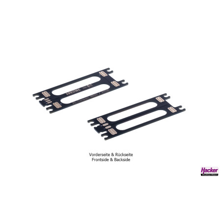 Portapilas PCB "compacto" 18650 /21700