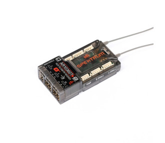DSM2/DSMX 2.4Ghz SPEKTRUM - Spektrum AR10360T DSMX AS3X/SAFE Ricevitore di telemetria a 10 canali - FLASH RC