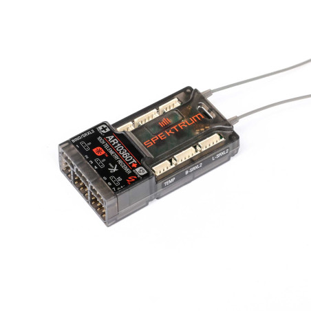 DSM2/DSMX 2.4Ghz SPEKTRUM - Spektrum AR10360T DSMX AS3X/SAFE récepteur 10 Voies télémétrie - FLASH RC