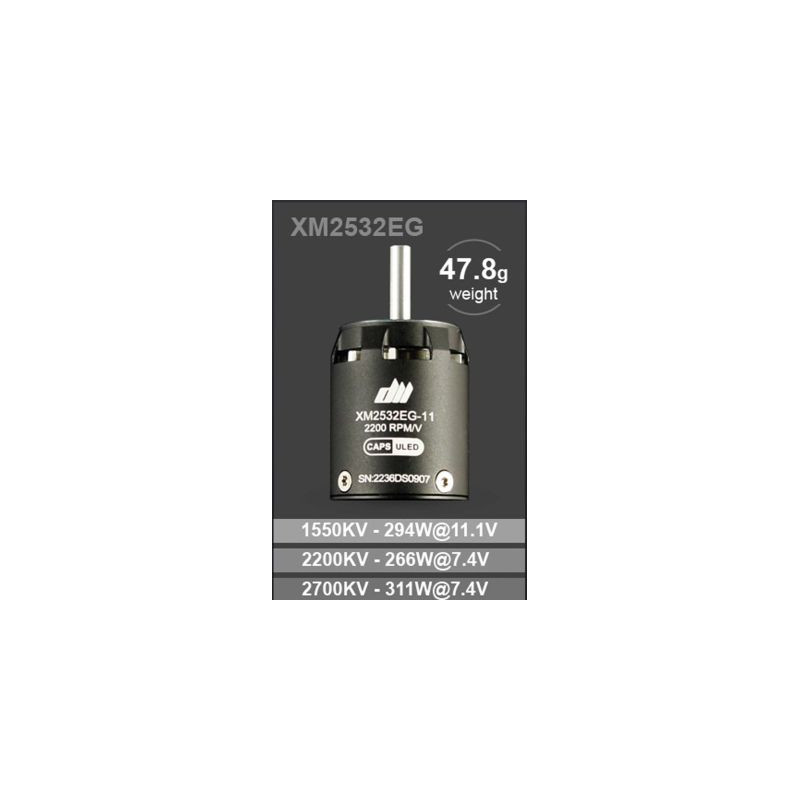 Motor Dualsky XM2532EG-9 (47,8 g, 2700 KV)
