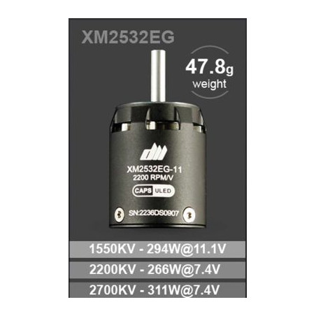 Dualsky XM2532EG-9 motor (47.8g, 2700 KV)