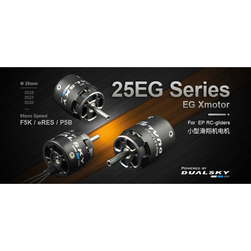 Dualsky XM2532EG-11 motor (47.8g, 1370kv, 372W)