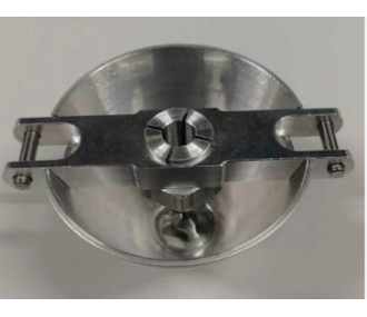 Cono in alluminio ventilato Ø30 mm (lavorato a CNC) con lame ad H per albero da 3 mm