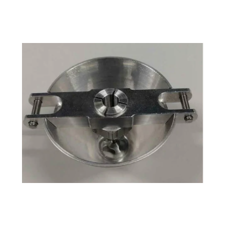 Ø30mm ventilated aluminium cone (CNC machined) with H-shaped blades for 3mm axle