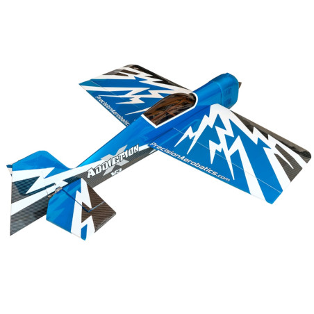 Aerei acrobatici RC - Precision Aerobatics Addiction X (V2) blu ARF circa 1,27m - con LED - FLASH RC