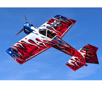 RC-Kunstflugzeuge - Flugzeug Precision Aerobatics Addiction X (V2) rot ARF ca.1.27m - mit LEDs - RC FLASH