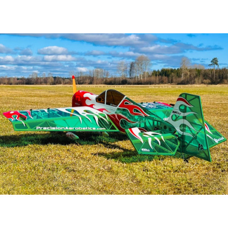 Avion Precision Aerobatics Addiction X (V3) vert ARF env.1.27m - avec LEDs- FLASHRC