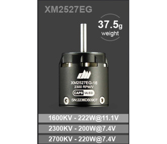 Motore Dualsky XM2527EG-16 (37,5g, 2300KV)