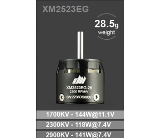 Dualsky XM2523EG-38 motor (28.5g, 1700KV)