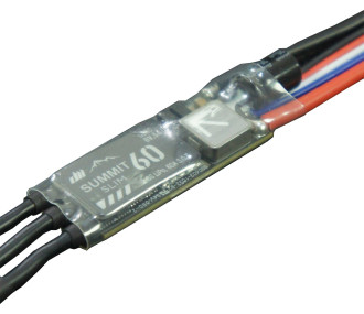 Brushless Summit 60 slim 2-6S Ubec 6V controller - Dualsky