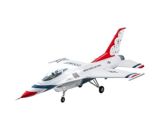 Jet 64mm EDF F-16 Fighting Falcon PNP - Blue Thunder- FLASH RC
