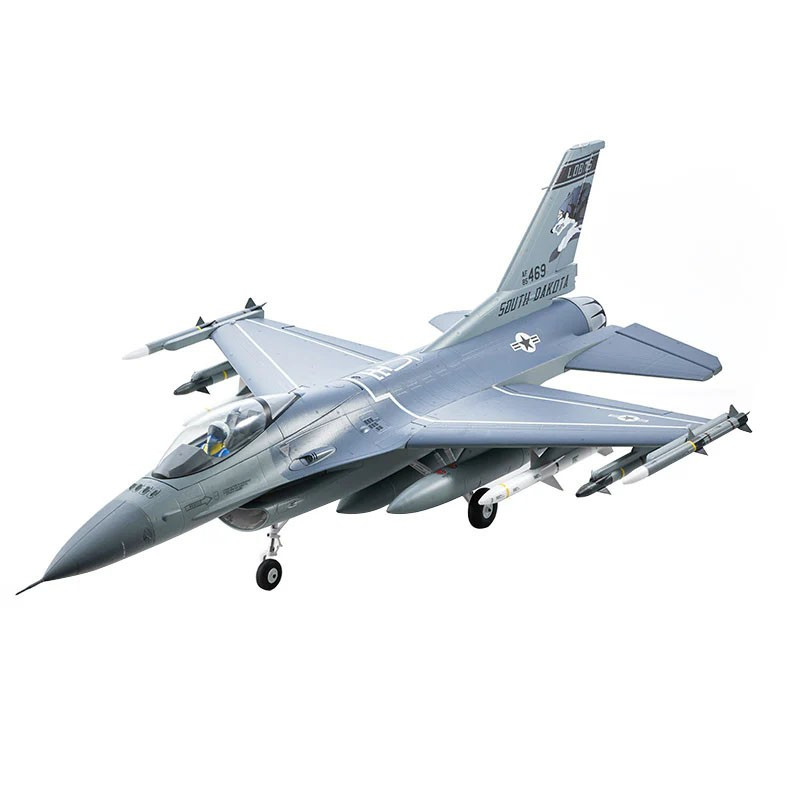 Jet 64mm EDF F-16 Fighting Falcon PNP - Grey- FLASHRC