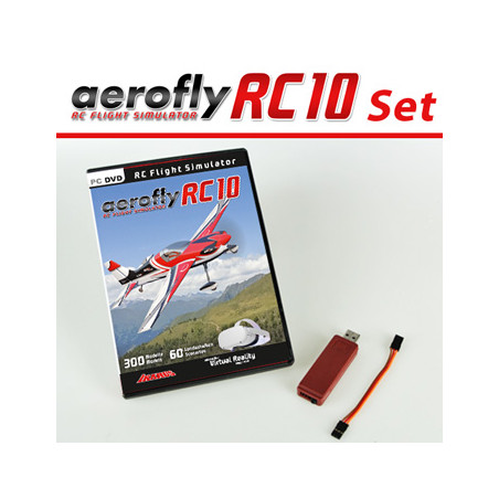 Aerofly RC10 Simulator + Graupner Interface