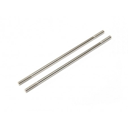 Recambios para coches RC - AXIAL AX31557 Eslabón de acero M4x117mm (2) - FLASH RC