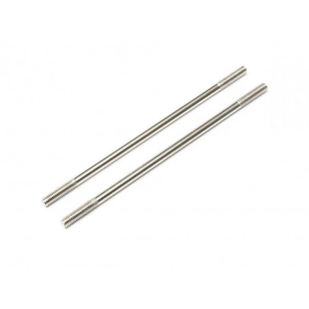 Ersatzteile RC-Cars - AXIAL AX31558 Steel Link M4x106.5mm (2) - FLASH RC