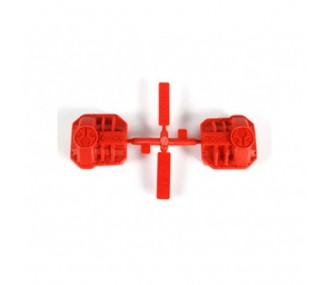 RC Car Parts - AXIAL AX31589 Diff Cover Red AR44 - FLASH RC
