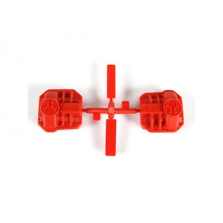 RC Car Parts - AXIAL AX31589 Diff Cover Red AR44 - FLASH RC