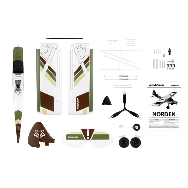 Avion Kavan Norden 1.6m PNP - Brousse - FLASH RC