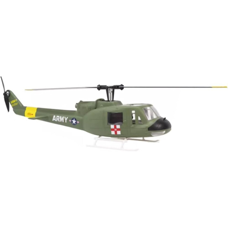 Flywing UH-1 Huey V4 - GPS - RC helicoptère Taille 450L vert