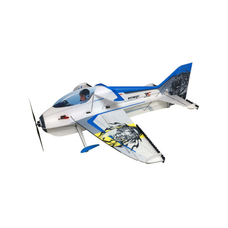 Avion RC Factory Synergy bleu env.0.84m - FLASH RC