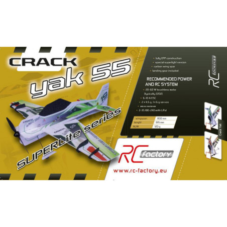 Avion RC Factory Crack Yak 'SuperLite series' orange env.0.80m - FLASH RC