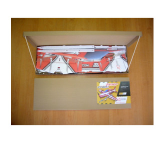 Aircraft RC Factory Crack Laser 'Lite Series' rojo aprox.0.80m- FLASHRC 2