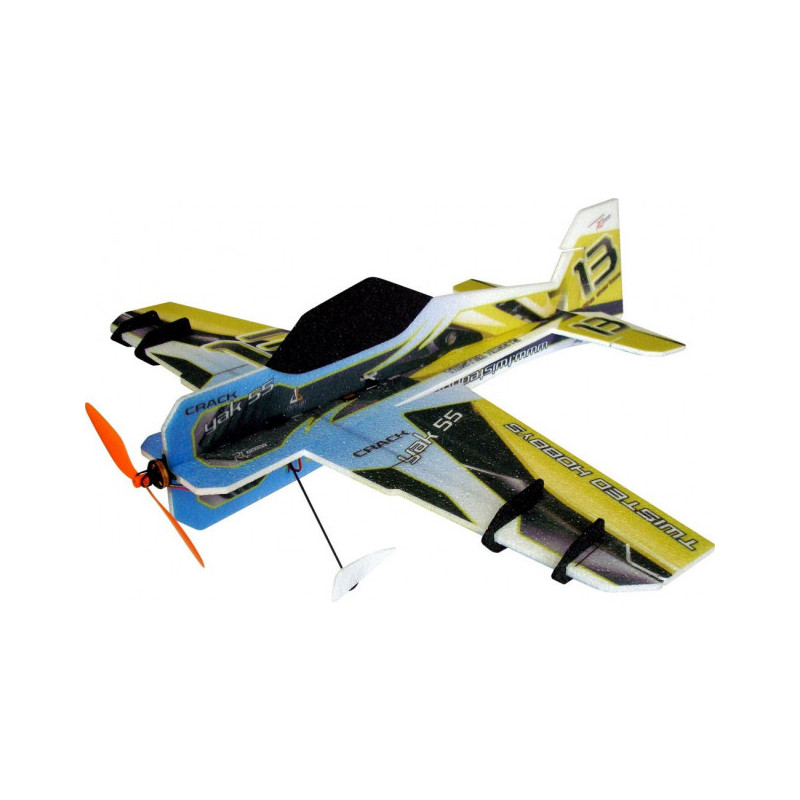RC Plane Factory Crack Yak 'Lite Series' azul/amarillo aprox.0.80m- FLASHRC