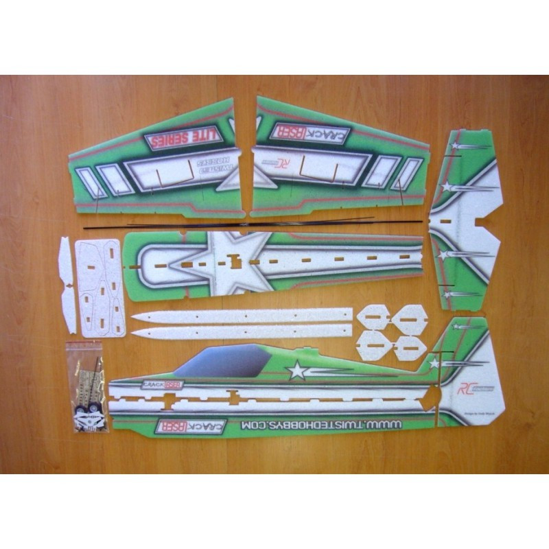 Avion RC Factory Crack Laser 'Lite Series' vert env.0.80m - FLASH RC