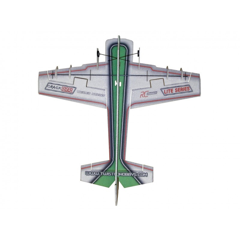 RC Plane Factory Crack Laser 'Lite Series' verde aprox.0.80m- FLASHRC