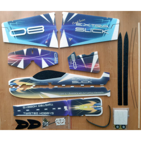 RC Plane Factory Extra Slick 'Backyard Series' aprox.0.80m- FLASH RC