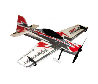 RC-Flugzeug Factory Sbach 342 'Backyard Series' rot/schwarz ca.0.80m- FLASH RC