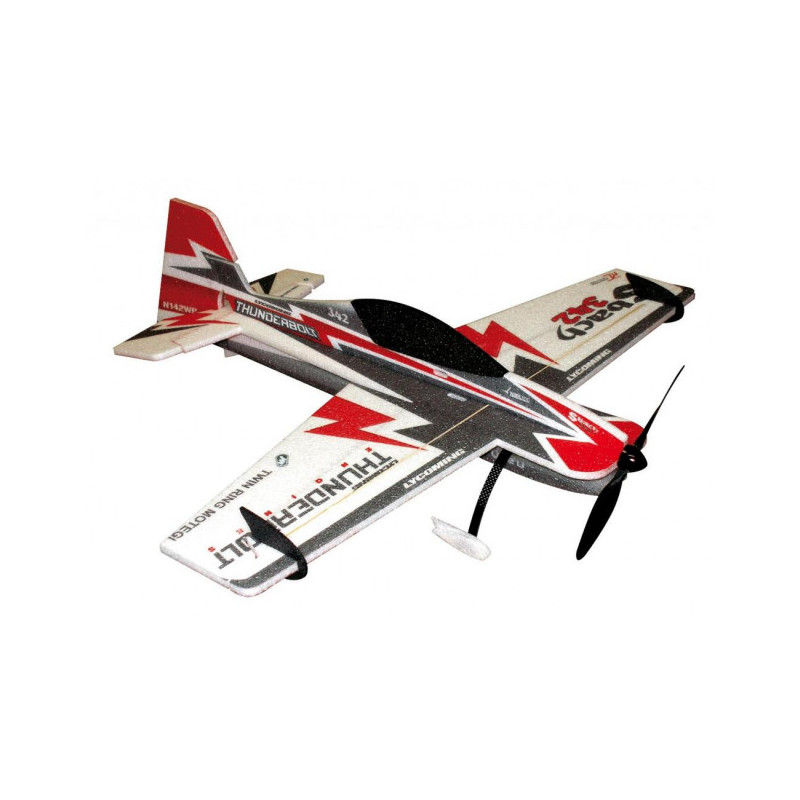Aereo RC Fabbrica Sbach 342 'Backyard Series' rosso/nero circa 0,80m- FLASH RC