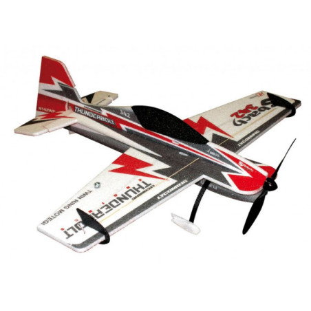 Avion RC Factory Sbach 342 'Backyard Series' rouge/noir env.0.80m - FLASH RC