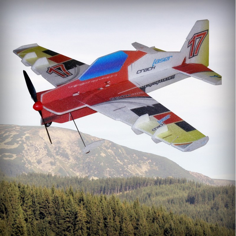Avion RC Factory Crack Laser 'Lite Series' N°17 env.0.80m - FLASH RC