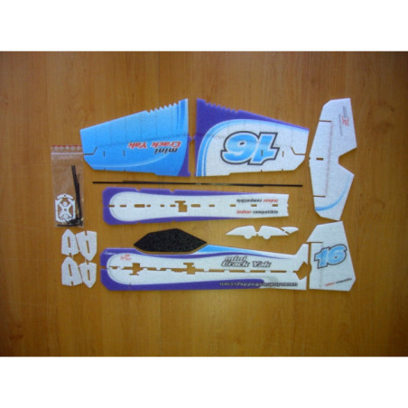 Factory Crack Yak 'Mini Series' avión RC azul aprox.0.60m- FLASH RC