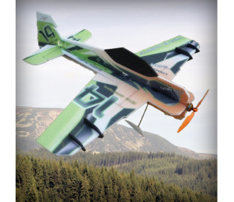 Avion RC Factory Crack Yak 'Lite Series' vert/orange env.0.80m - FLASH RC
