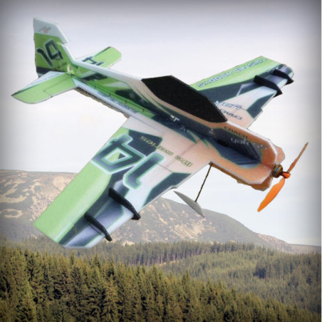 Avion RC Factory Crack Yak 'Lite Series' vert/orange env.0.80m - FLASH RC