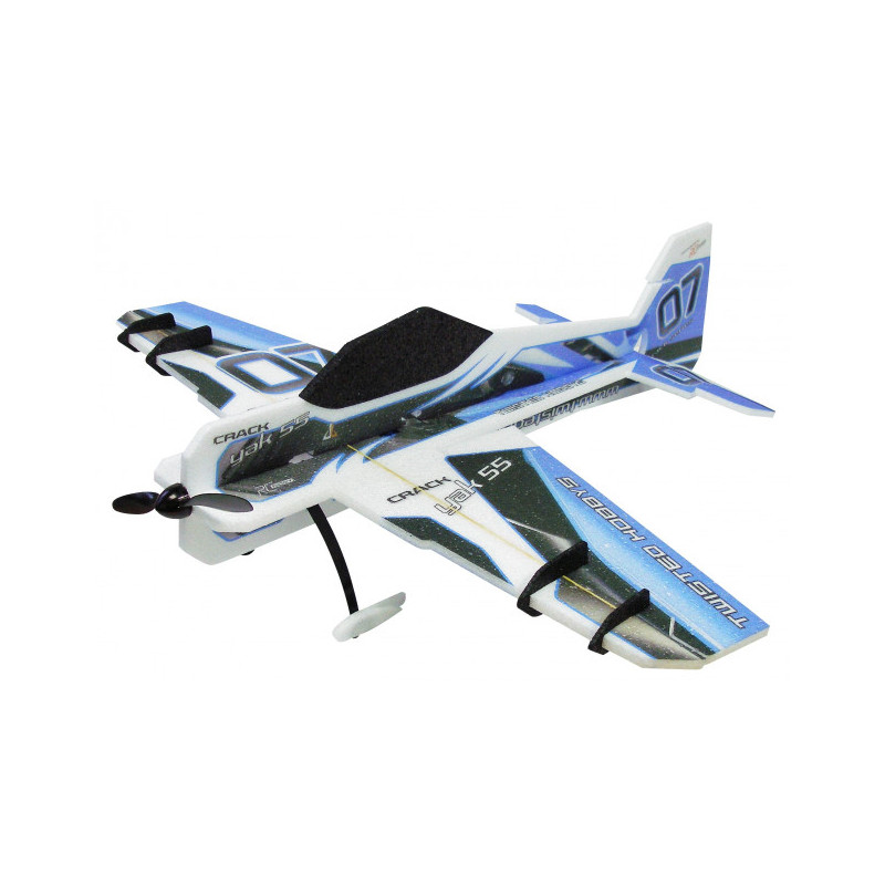 RC Aereo Factory Crack Yak 55 'Backyard Series' blu circa 0,80m- FLASH RC