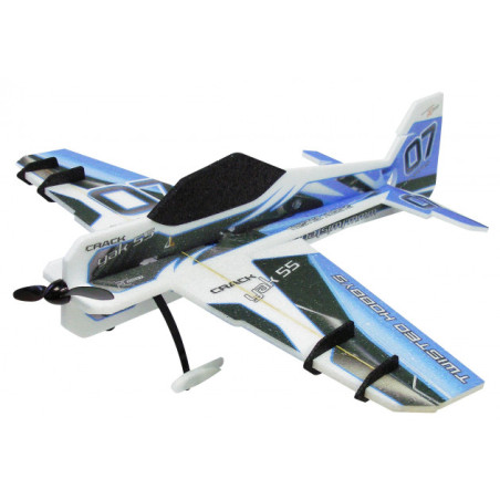 RC Aereo Factory Crack Yak 55 'Backyard Series' blu circa 0,80m- FLASH RC