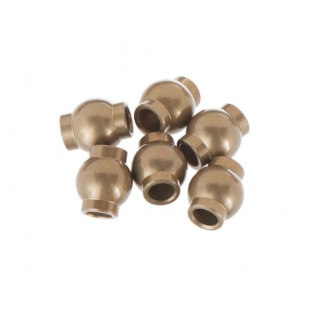 Ricambi per auto RC - AXIAL AX31253 Palla in alluminio 6.8x8x3mm Yeti XL (6) - FLASH RC