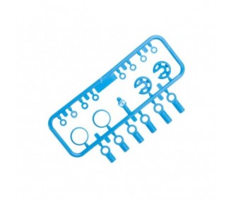 Ricambi per auto RC - AXIAL AX31300 10mm Shock Parts Tree 2 Blue - FLASH RC