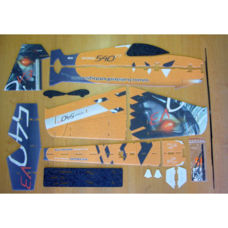 RC Plane Factory Edge 540 V3 'Superlite series' orange approx.0.84m- FLASHRC