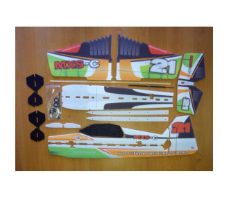 RC Plane Factory MXS-C green 'Backyard Series' approx.0.80m- FLASHRC 2